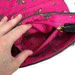 Betsey Johnson Black & White Quilted Large Red Bow Chain Strap Shoulder Purse Photo 7