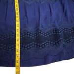 La Blanca  Womens Swim Coverup Tunic Size XS Embroidered Crochet Beach Coastal Photo 6