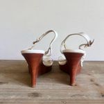 Michael Michael Kors Women’s T Ankle Strap Wedge Shoe Size 6.5 / 7 #836A Photo 3