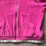 Lonely Ghost Rhinestone Pink Velour Front Zip Jacker Women’s Small Streetwear Photo 4
