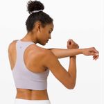 Lululemon Women’s Size 8 Ebb to Train Sport Bra Stargaze Dusty Purple High Neck Photo 4
