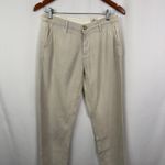 AG Adriano Goldschmied Womens Chinos Pants Beige Cotton Lyocell Stretch 25R Photo 11