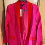 Strut & Bolt  Pocketed Colorblock Blazer - fuchsia/red. Size Small. NWT! Photo 0
