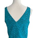 Lilly Pulitzer  Teal Patterned Dress Tank Top Size Small Photo 6