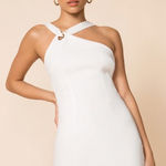 superdown  by Revolve Odessa Asymmetrical Strappy Mini White Dress Photo 0