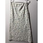 Wild Fable White Floral Print Midi Skirt Size L Photo 2