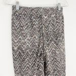 Free People  Harlow Harem Jogger Pants in Marled Chevron Pattern Size XS Photo 8