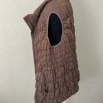 Catos Brown Puckered Puffer Vest Photo 5