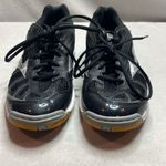 Mizuno black and silver tennis shoes size 9 Photo 1