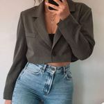 Topshop Cropped Blazer Jacket Size 4 NWT Photo 0