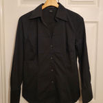 EXPRESS  Black Design Studio Shirt Photo 0