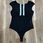 NEW Glowmode Feather Fit Best Angles Cap Sleeve Adjustable Bodysuit Women’s 1XL Black Size XL Photo 1