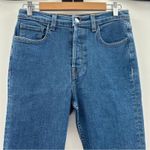 RE/DONE High Rise Medium Wash Skinny Leg Jeans Button Fly Sz 30 Photo 1