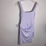 Wilfred Aritzia Saturn Mini Dress Women's XS Lavender Purple Wrap Asymmetrical Photo 3