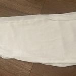 White sheer Drawstring cover up pants Photo 3