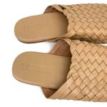 LIBERTÉ Prague Woven Mule Cream Leather 40 Size 9 Photo 5