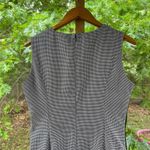 White House | Black Market  Vegan Leather Houndstooth Sheath Dress Size 10. NEW Photo 2