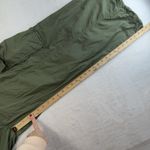 Aerie  L Large High Waisted Go For It Baggy Pull On Cargo Pants Green Boho Grunge Photo 12