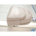 Michael Kors New! Abbey Medium Pebbled Leather Backpack Soft Pink Photo 6