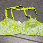 Savage X Fenty Perfect Poppies Lace Bralette Large Green Blue Romantic Delicate Photo 3