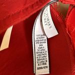 Victoria's Secret  Bra Sz  32DD Red T-shirt Push Up Lace Velvet Convertible Strap Photo 8