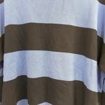 Edikted  NWT Navy and Bright Blue Crew Neck Sweater Photo 3