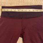 Lululemon  crop burgundy leggings size 2 Photo 6