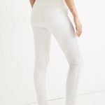 Madewell size 26 Button Fly Mid Rise Pure White Women’s Skinny Jeans Photo 2