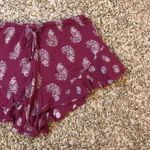 Band of Gypsies floral flutter hem flowy short shorts Photo 4