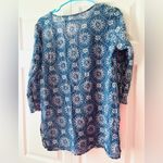 Flora Womens Cover Up Blue Size M Photo 1