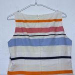 J. McLaughlin  Ruby Stripe Drop Waist Linen Dress SZ  4 Photo 4