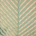 Mint green flowy tank top with chevron smock Photo 2