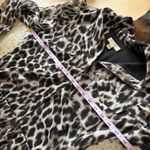 Burberry  Isaline Leopard Print Silk Dress‎ Size 6 Photo 9