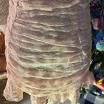 Hello Molly 🎀NWT Hello Monday Monday to Sunday Lace Off Shoulder Mini Dress in Blush Sz 8/L Photo 8