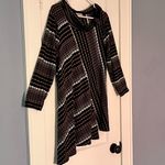 Habitat clothes to live in 3/4 sleeve asymmetric cowl neck tunic blouse medium Photo 2