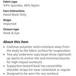 Natori Performance Underwire Bra w CoolMax Silver & Gray Women’s 32C Size undefined Photo 12