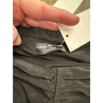 Naked Wardrobe double layered sculpted ruched off the shoulder crop top in black Photo 2