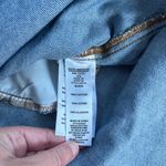 Good American  Denim Raw Hem Cap Sleeve Women's Mini Dress Size 1 Photo 8