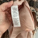 Adrianna Papell  lace dress w/crystal brooch.Dusty pink w gray/black,peephole S14 Photo 5