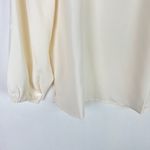 J.Crew NWT Puff Sleeve Crepe Top Shirt Blouse Ivory Size Small Petite PS NEW Photo 3