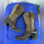 Born Shoes BORN Brown Tan Leather CowGirl Style Low Cut Boots Size 6.5 Photo 5