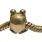 Pandora Sterling Silver 925 ALE Gold Tone Frog Charm Bead Bracelet Photo 3