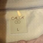 Calia UV Long sleeve 1/2 zip Golf Shirt Large Lake Reflection Cool color Pink Photo 2