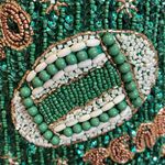 From India To You | Green Beaded “Go Team” Shoulder Bag Gold Photo 4