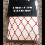 LAST PAIR Red Thigh High Fishnet Halloween sexy stockings Photo 1