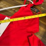 WYLDR  Red Maxi Gown Party Dress XS Event Wedding Cocktail Cut Out Prom Photo 4