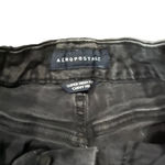 Aeropostale  Super High Rise Curvy Midi Denim‎ Shorts Button fly Size 2 Photo 1