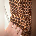 MINKPINK NWT Mink Pink Valentina Long Sleeve Faux Wrap Dress Printed Brown Size Small Photo 7