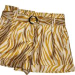 Sézane  Romeo Shorts, Ocre Zebra, FR38/US6 Photo 8