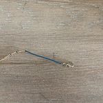 Anthropologie NWOT Blue Cord & Gold Beaded Bracelet Photo 1